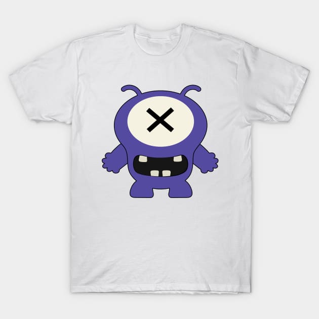 Funny cartoon colorful monster T-Shirt by AndreKENO